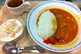 完成したカレーです