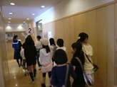 生徒会による学校探検