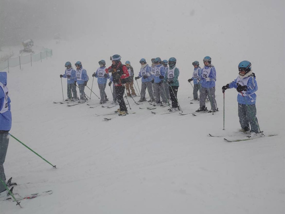 スキー教室　最終日
