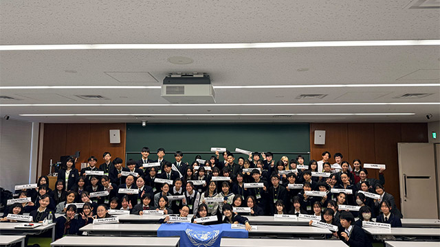 模擬国連冬会議を開催しました