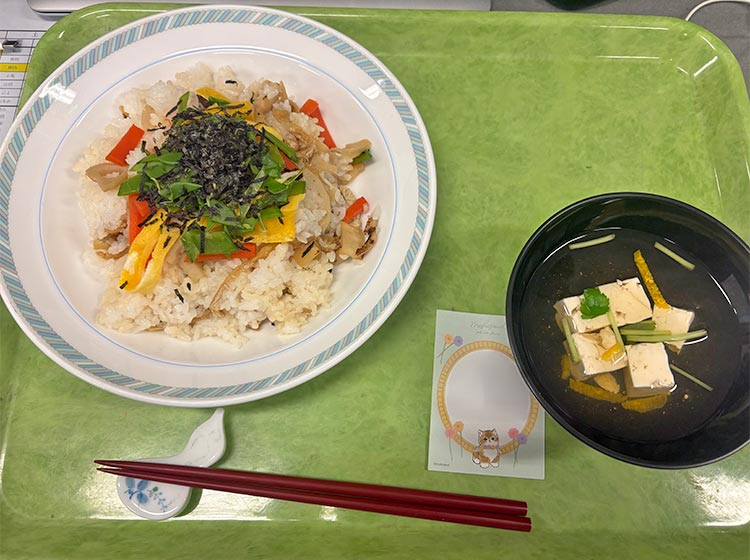 中学2年　調理実習