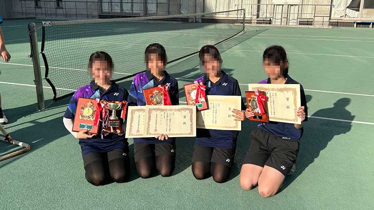 中学ソフトテニス部 春季千代田区大会
