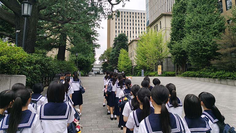 中学3年生大学見学 ～早稲田大学～